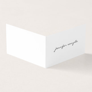 Modern Minimalist Elegant Simple Professional Chic Business Card