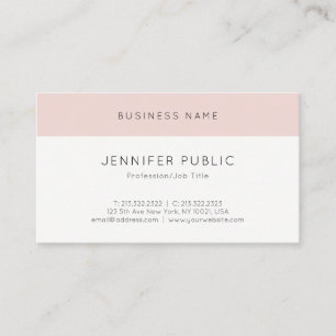 Modern Minimalist Elegant Simple Template Trendy Business Card