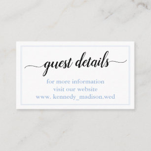 Modern Minimalist 🤵 Elegant Simple Wedding  Business Card
