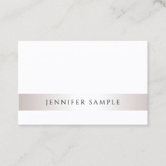 Modern Minimalist Elegant Trendy Salon Template Business Card