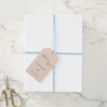 Modern Minimalist Fall Thank You Gift Tags