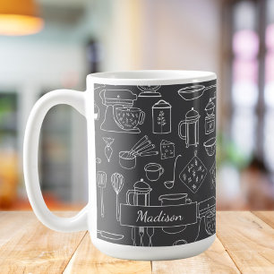 Modern Minimalist Farmhouse Kitchen Utensils Coffee Mug