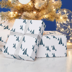 modern minimalist festive christmas wrapping paper