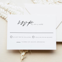 Modern Minimalist for Destination Collection RSVP