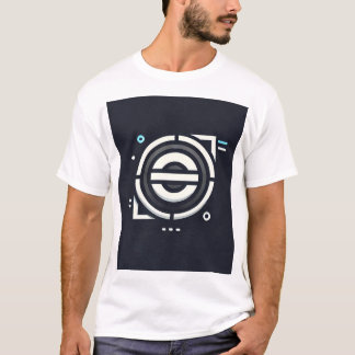 Modern Minimalist Geometric Logo - Stylish Design T-Shirt