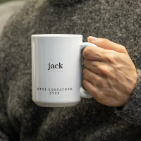 Modern Minimalist Godfather Ever Personalised