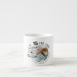 Modern Minimalist Grandson Birthday Espresso Cup<br><div class="desc">This birthday greeting design is created for a grandson and is especially suited for teenagers and young adults rather than small children. It can be given by grandparents, parents, uncles, aunts, or anyone celebrating a grandson or a person who is like a grandson. The design features a modern minimalist layout...</div>