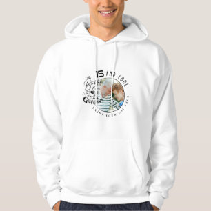 Modern Minimalist Grandson Birthday Hoodie