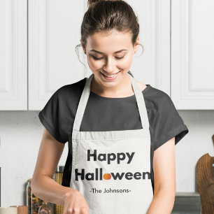Modern Minimalist Halloween – Personalised Apron