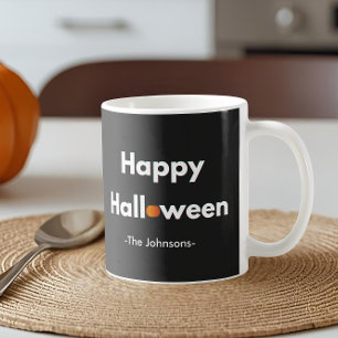 Modern Minimalist Halloween – Personalised Coffee Mug