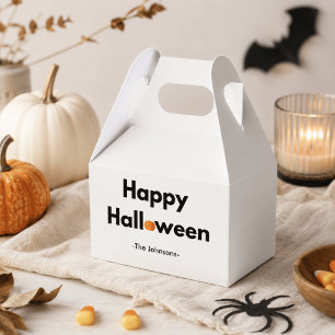 Modern Minimalist Halloween – Personalised Favour Box