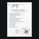 Modern Minimalist I spy wedding game Share photos  Programme<br><div class="desc">Printable Minimalist I Spy Wedding Photo Hunt Game | photo scavenger hunt</div>