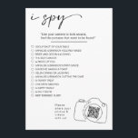 Modern Minimalist I spy wedding game Share photos  Programme<br><div class="desc">Printable Minimalist I Spy Wedding Photo Hunt Game | photo scavenger hunt</div>