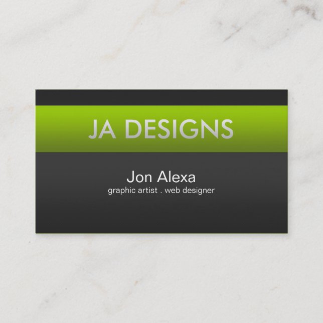 Modern Minimalist II Business Card (Front)