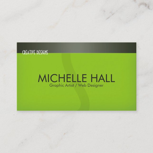 Modern Minimalist III Business Card (Front)