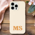 Modern Minimalist Initial Monogram<br><div class="desc">Create your own personalised iPhone Case with custom initial name in modern minimalist typography. Available in a variety of colours and styles.</div>