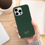 Modern Minimalist Initial Monogram<br><div class="desc">Minimalist Modern Initial Monogram Phone Case. Create your own personalised iPhone Case with custom initial name.</div>
