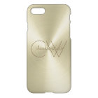 Modern Minimalist Ladies Monogram Etched Platinum