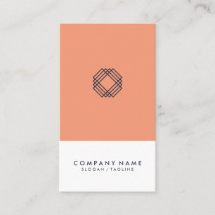 Modern Minimalist Layout Typography Logo Vertical Business Card