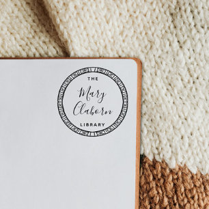 Modern Minimalist Leaves From The Library Of Rubber Stamp