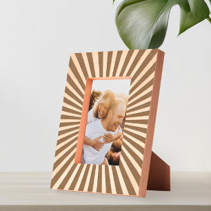 Modern Minimalist Line Pattern Etched Frames