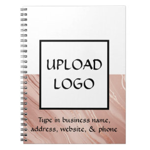 Modern Minimalist Logo Business Promotion Notebook