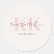 Modern Minimalist Logo Sticker