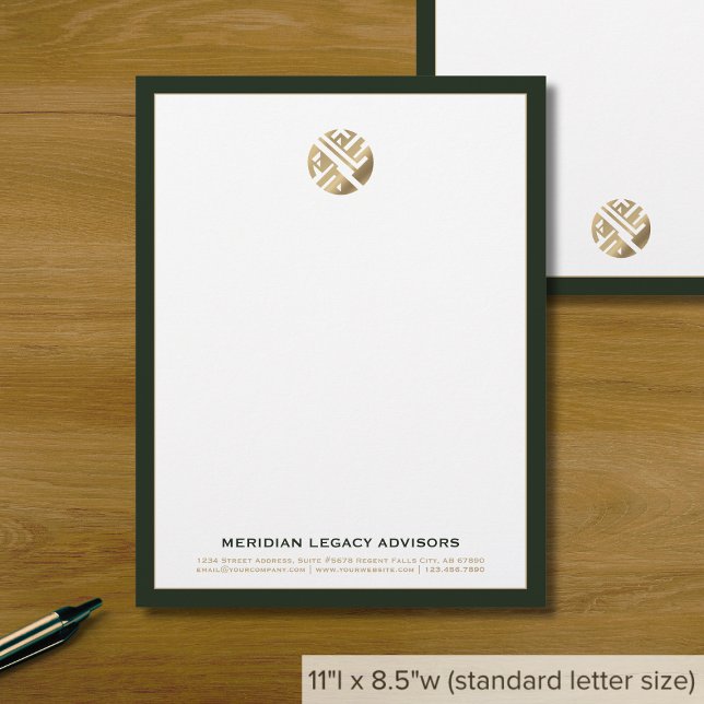 Modern Minimalist Luxury Custom Letterhead (Creator Uploaded)