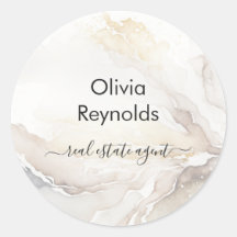 Modern Minimalist Marble Texture Neutral Name