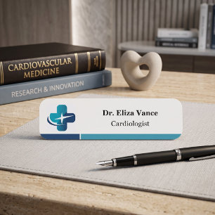 Modern Minimalist Medical Staff Custom Name Tag