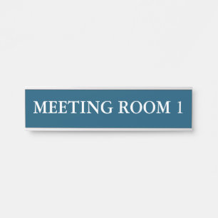 Modern minimalist Meeting room Administration Room Door Sign