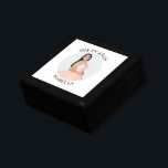 Modern Minimalist Mis XV Años Photo Gift Box<br><div class="desc">Create your own personalised white border photo keepsake gift box for your her 15th birthday. Customise the solid white background colour or the black text colour to match your photo. If you change the font type or size, you can fine tune the curvature of the text in small increments. Have...</div>