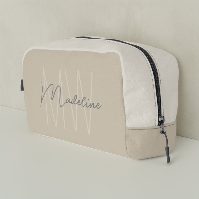 Modern Minimalist Monogram Dopp Kit (Creator Uploaded)