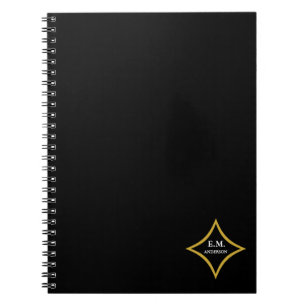 Modern Minimalist Monogram Notebook