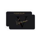 Modern Minimalist Monogram Professional Marketing 