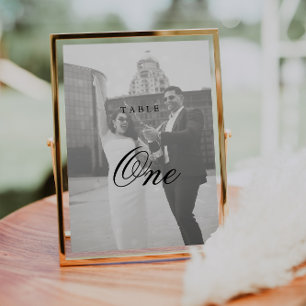 Modern Minimalist Monogram Wedding Invitation