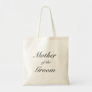 Modern Minimalist Mother of Groom or Bride Wedding Tote Bag
