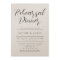 Modern Minimalist Neutral Wedding Rehearsal Dinner