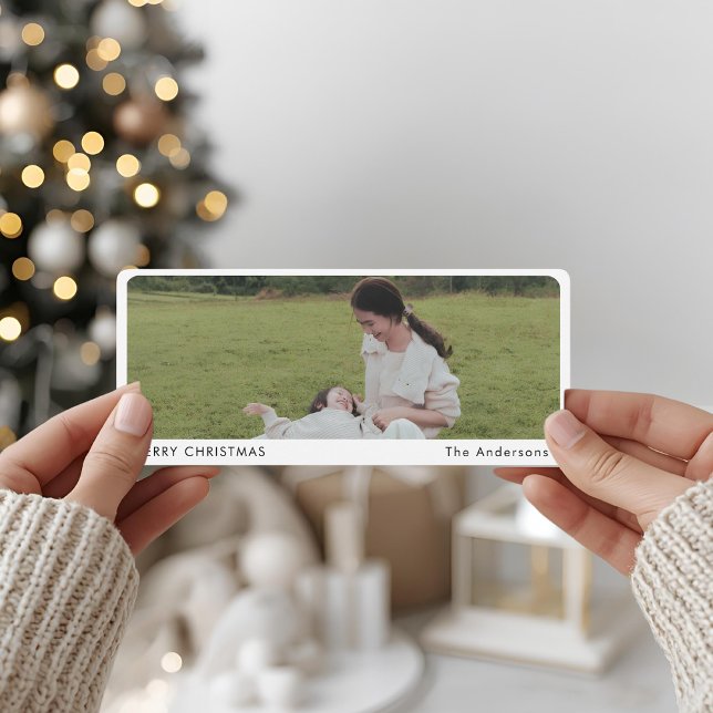 "Modern Minimalist Panoramic Christmas Photo  (Creator Uploaded)