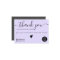 Modern minimalist pastel lavender order thank you
