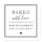 Modern Minimalist Personalised Baking Gift Bakery