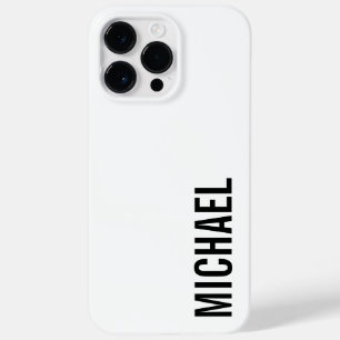 Modern Minimalist Personalized Name Case-Mate iPhone 14 Pro Max Case