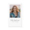 Modern Minimalist Photo Business Card