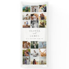 Modern Minimalist Photo Collage Wedding