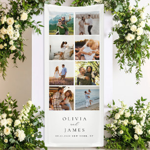 Modern Minimalist Photo Gallery Wedding Banner