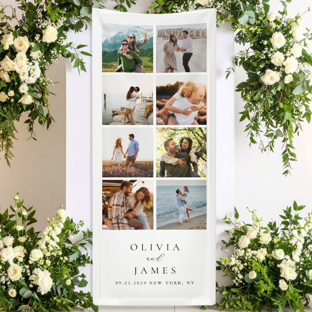 Modern Minimalist Photo Gallery Wedding Banner (Creator Uploaded)