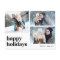 Modern Minimalist Photo Happy Holidays Christmas