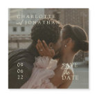 Modern Minimalist Photo Wedding Save The Date