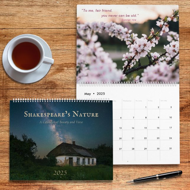 Modern Minimalist Photography Quotes Shakespeare Calendar (Creator Uploaded)