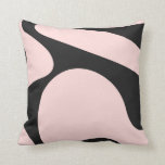 Modern Minimalist Pink Black Colour Block Abstract Cushion<br><div class="desc">This modern and simple design is a chic interpretation of a minimalist design. It features a blush pink and black contrasted abstract pattern. It's elegant, pretty, and trendy. ***IMPORTANT DESIGN NOTE: For any custom design request such as matching product requests, colour changes, placement changes, or any other change request, please...</div>
